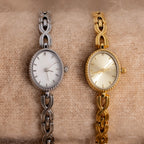 Oval Infinity Link Timepiece in Silver