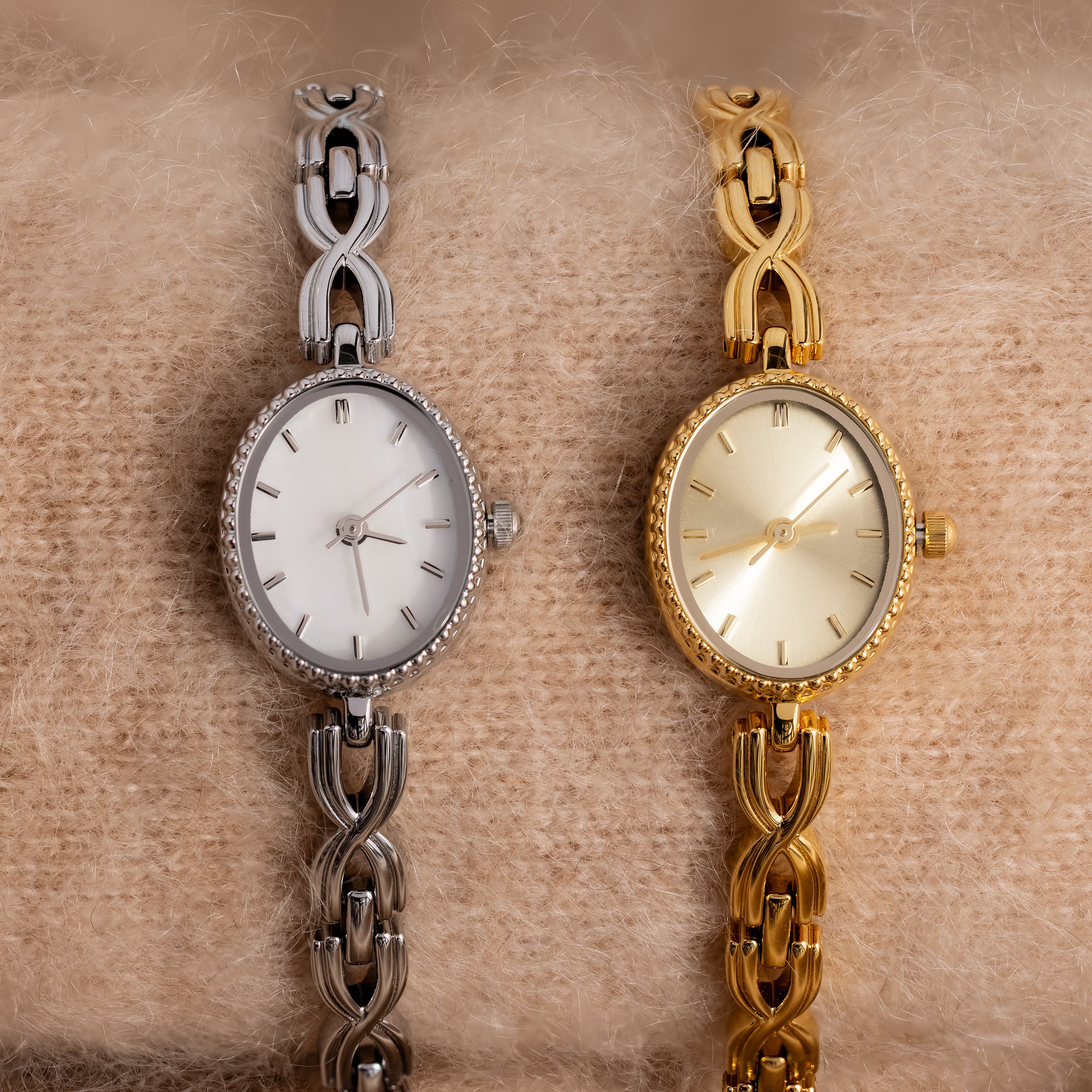 Oval Infinity Link Timepiece