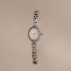 Oval Infinity Link Timepiece in Silver
