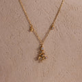 Holiday Diamond Tree Necklace in 18K Gold