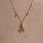 Holiday Diamond Tree Necklace in 18K Gold