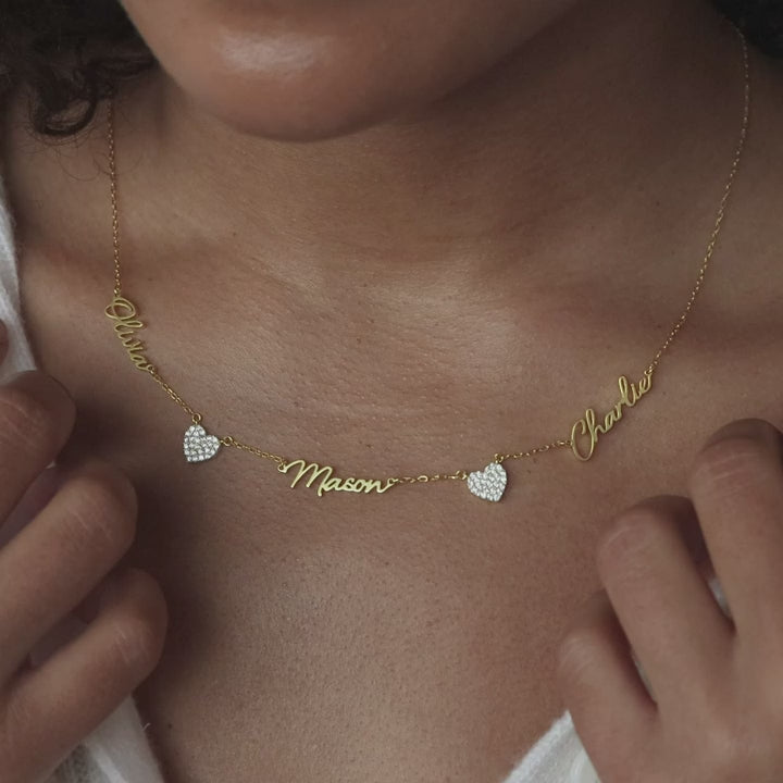 Collier Coeur Prénom Grace