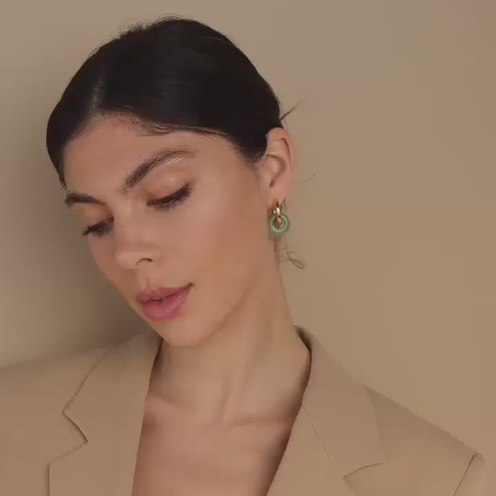 Aros Dúo Clara Jade