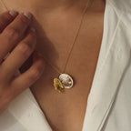 Eliza Oval Locket Necklace