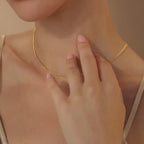 Collier de perles à trois empilages