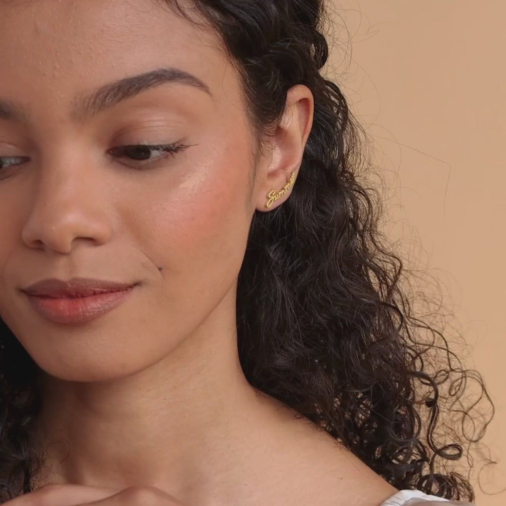 Pendientes con nombre de Grace