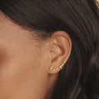 Hallie Name Earrings