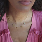 Old English Letter Name Necklace