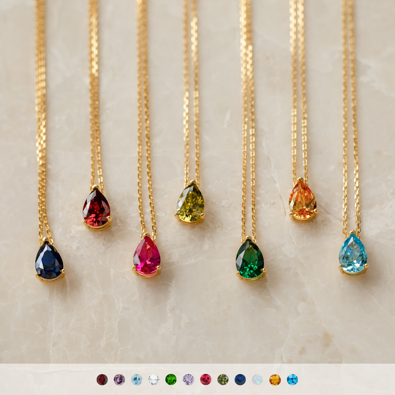 Birthstone Charms | Birthstone Jewellery | Lily Blanche – Lily Blanche