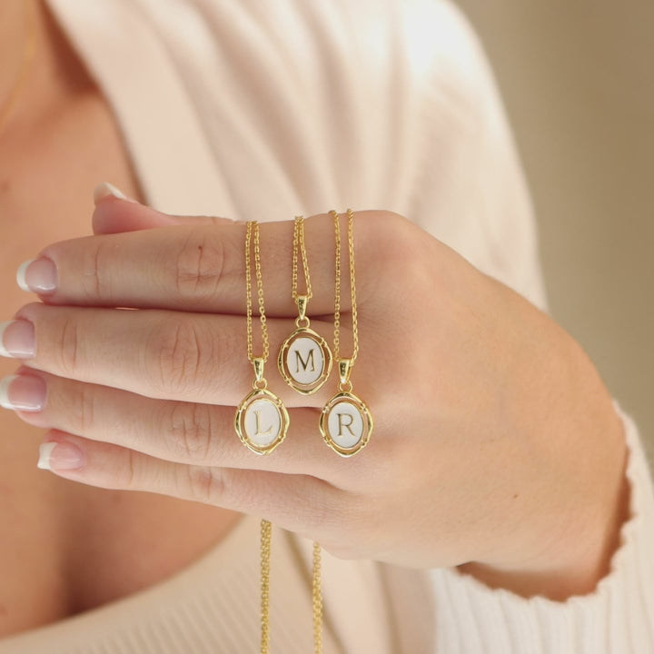 Initial Pendant Necklace