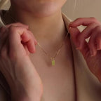 Mini Initial Tag Necklace