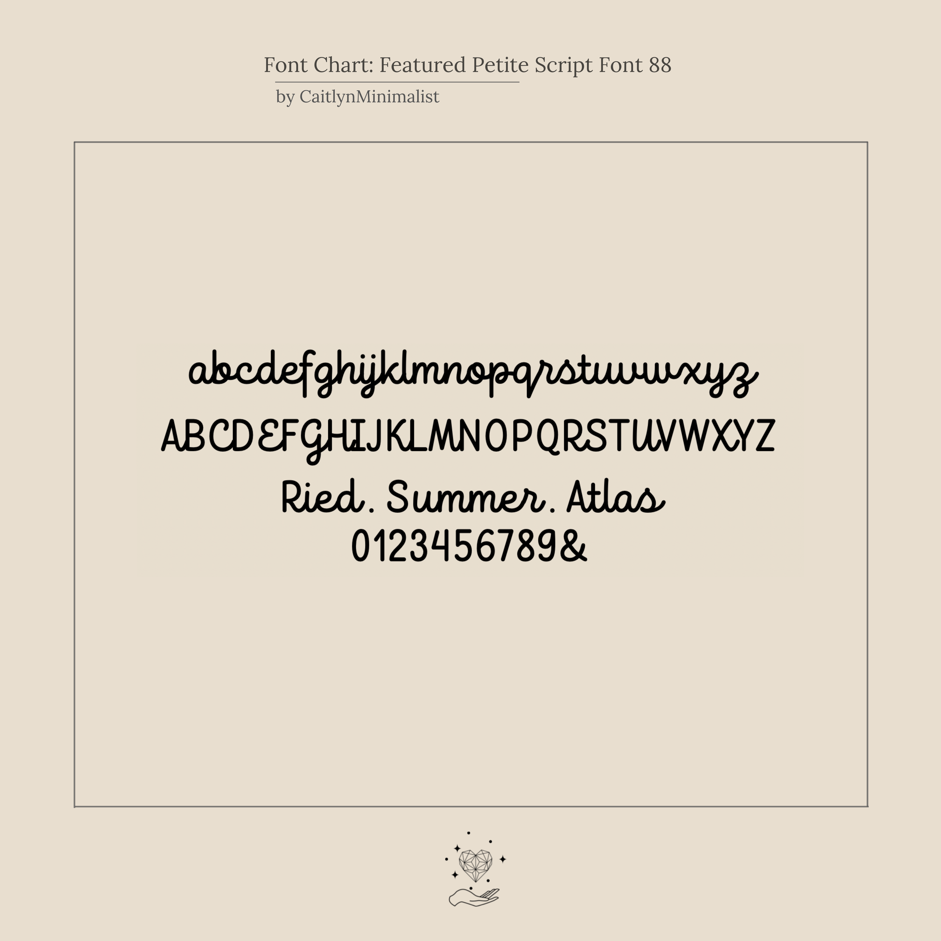 Custom Dainty Petite Script Name Ring | Caitlyn Minimalist 18K Gold / US 10.5