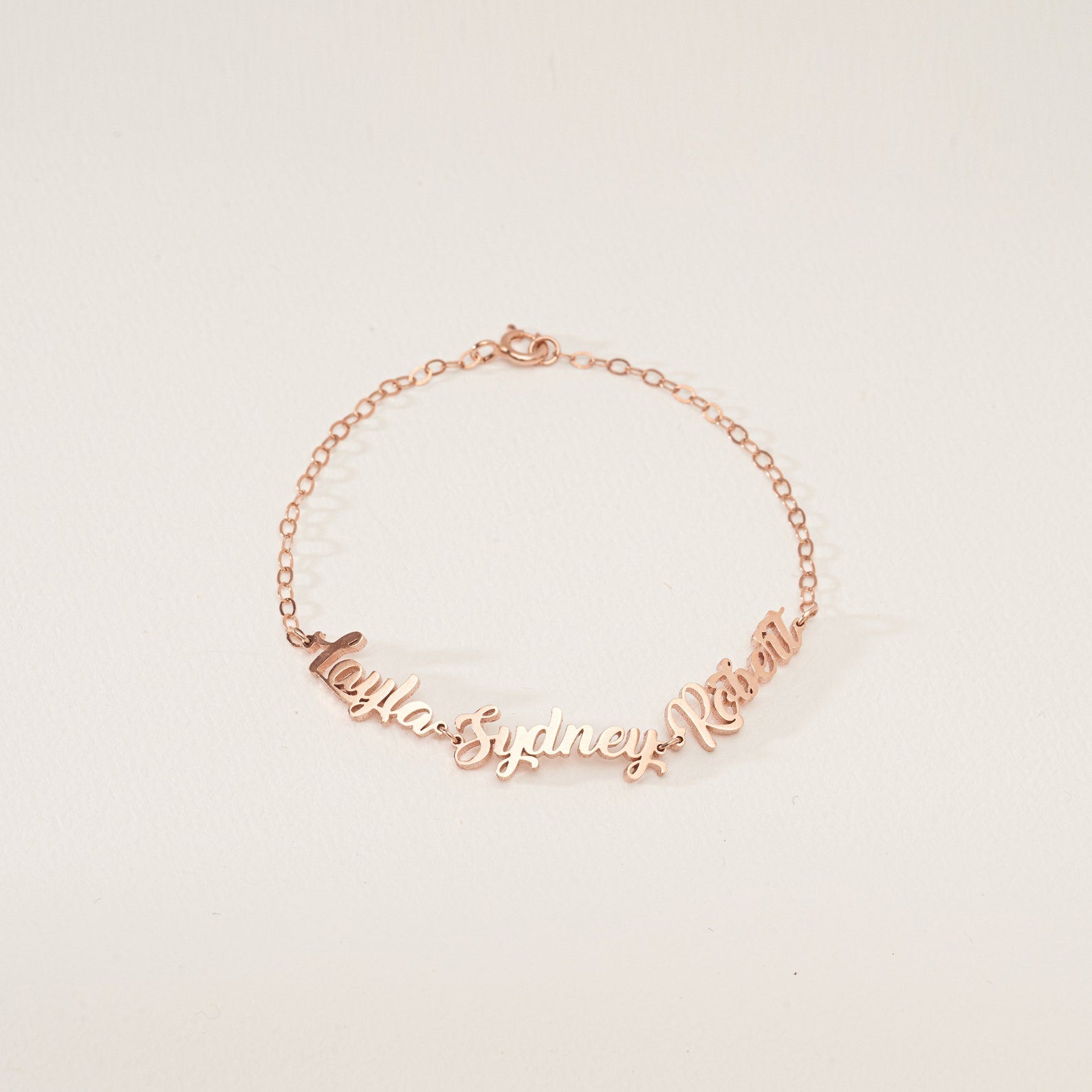 Minimalist Letter Bracelet – AlinMay