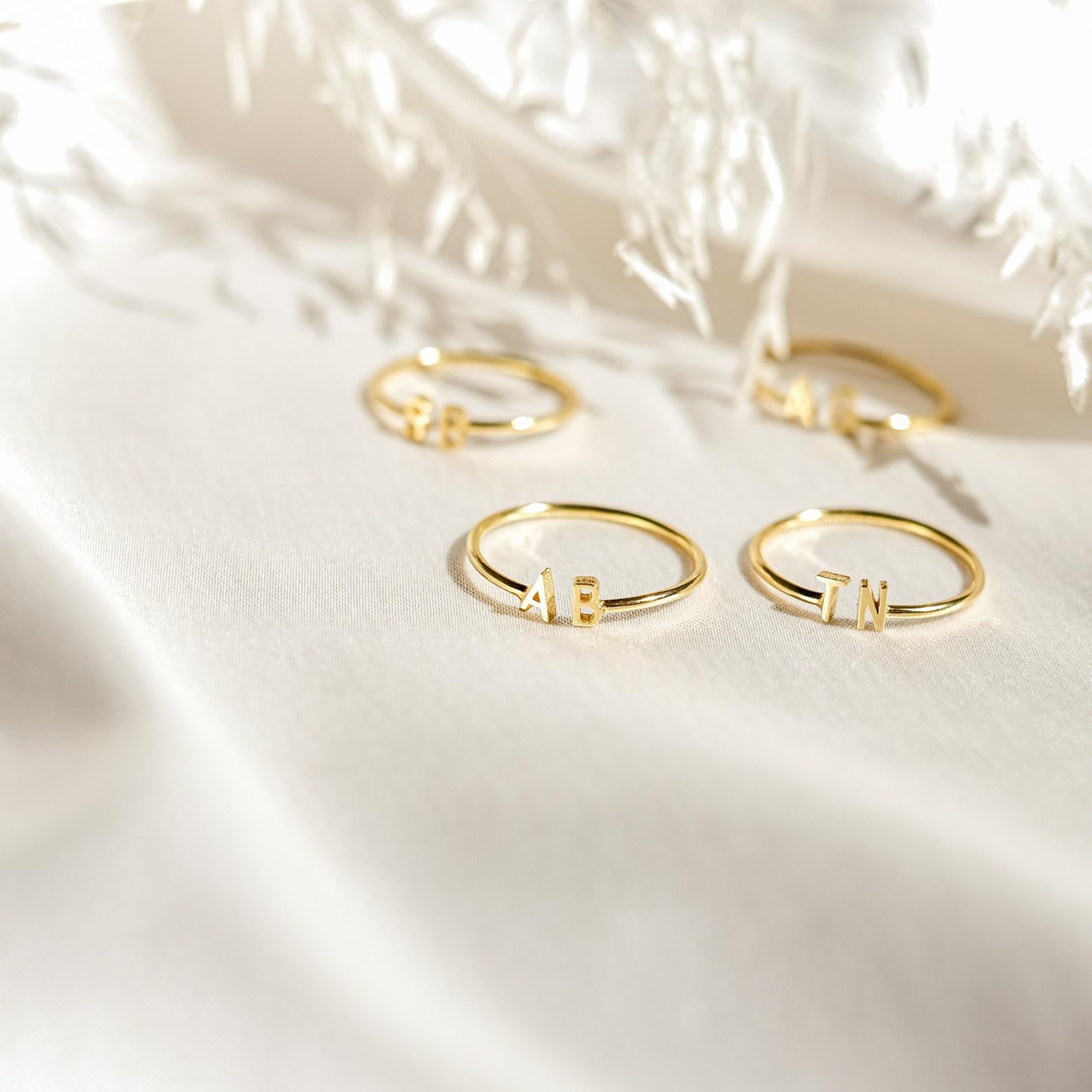 Old English Initial Ring 2024 | favors.com