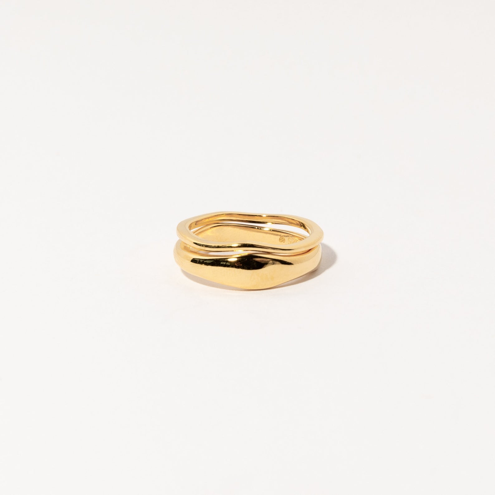 Duo Form Ring Set