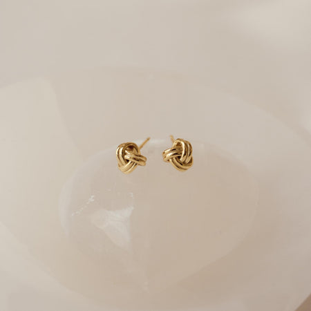 Love Knot Stud Earrings | Mother's Day Gifts | Caitlyn Minimalist