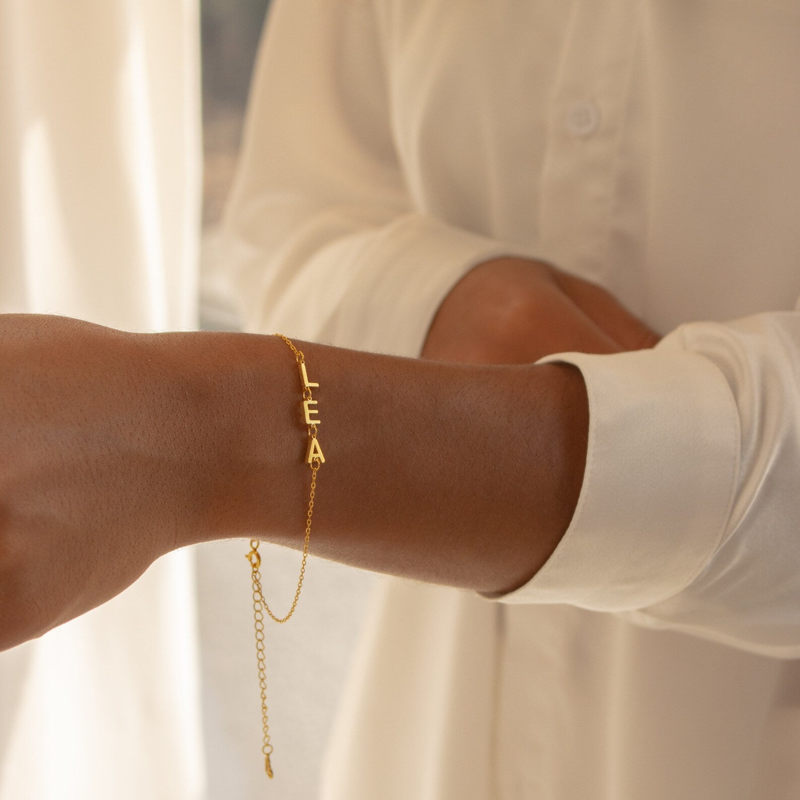 Buy She1001Ankle Bracelet for Women 18K Gold Plated Personalized Gold Name  Anklet Custom Dainty Anklet Bracelet Beach Jewelry for Girls Online at  desertcartINDIA