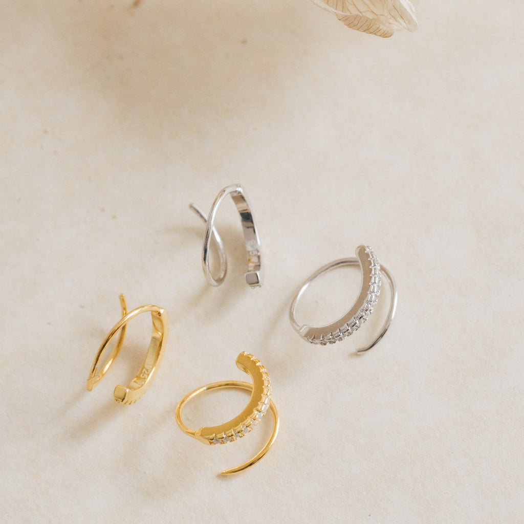 Huggies de alambre River Pave