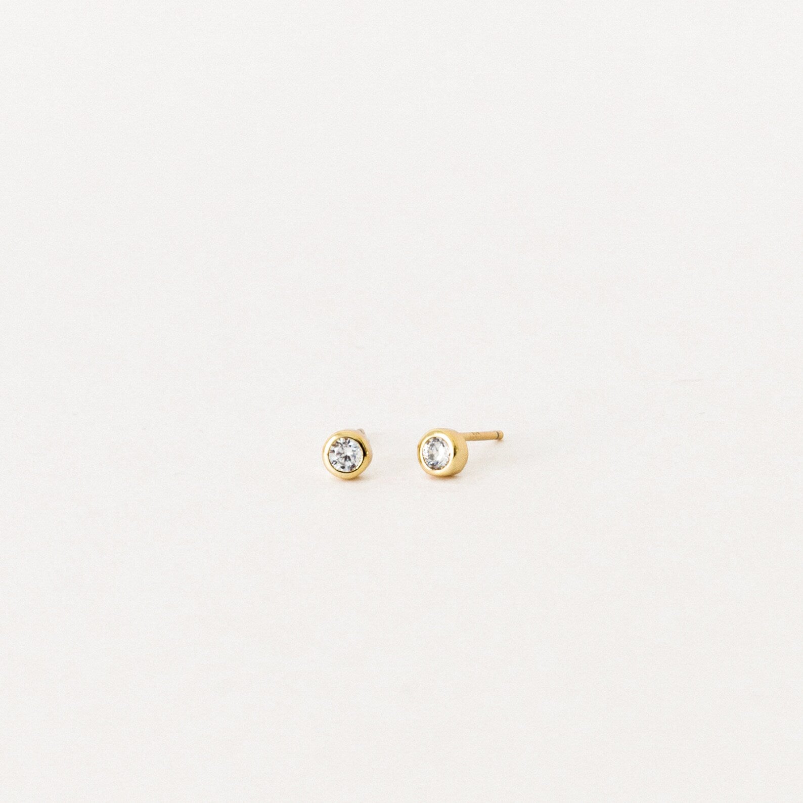 18ct White Gold Diamond Princess Cut Single Stone Earrings 0.30 2201949 -  Jewellery from Arthur Kay & Bro UK