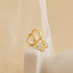 Jade Gemstone Drop Hoops-Earrings-Caitlyn Minimalist