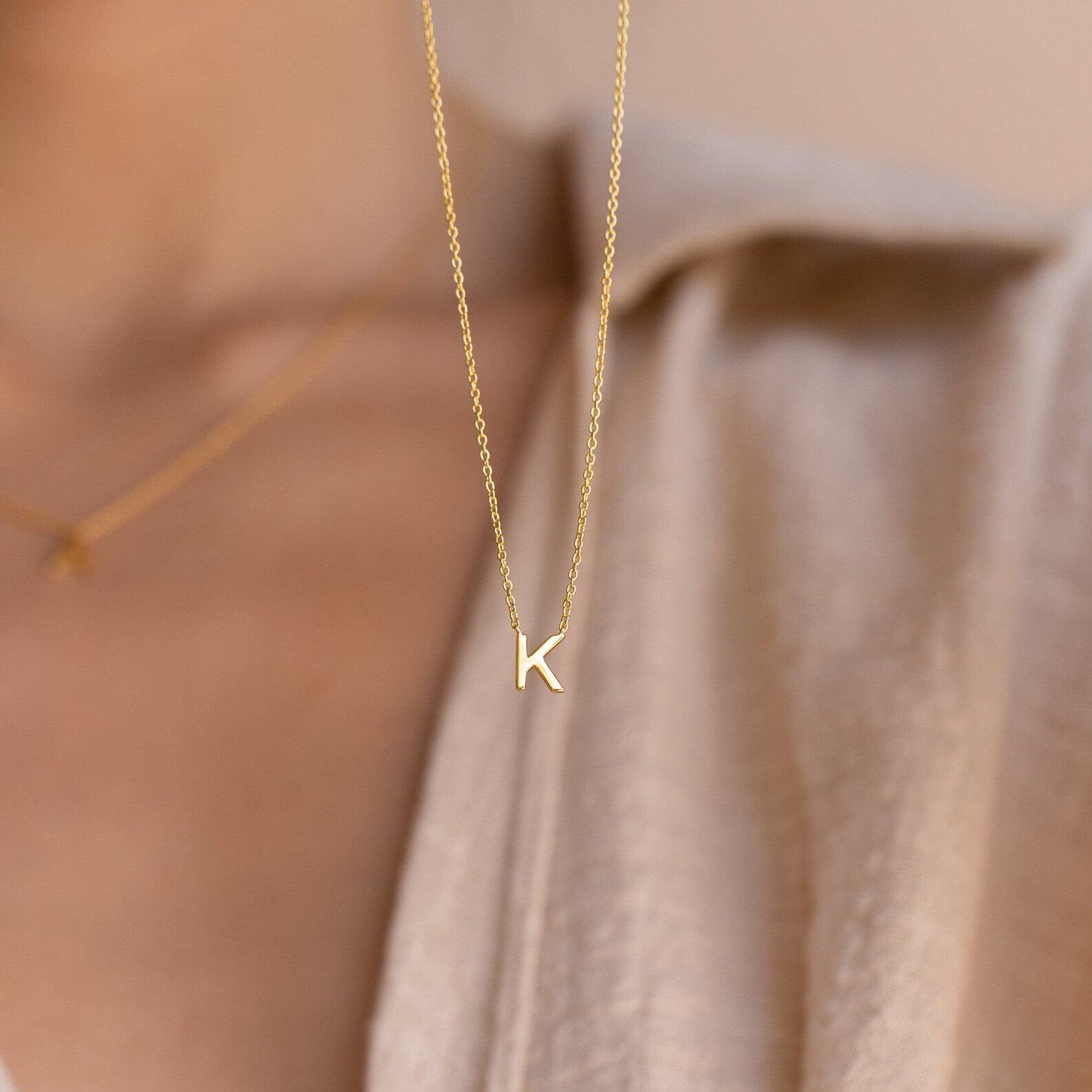 Mia Initial Necklace – Coco Wagner Design