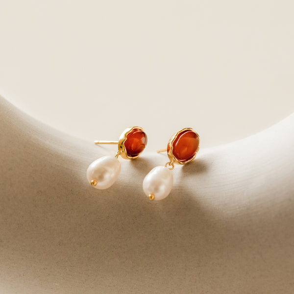 Stud Earrings | Luxury Coral | Jewelry - Natural Stud Earrings 2023 Luxury  Fine Jewelry - Aliexpress