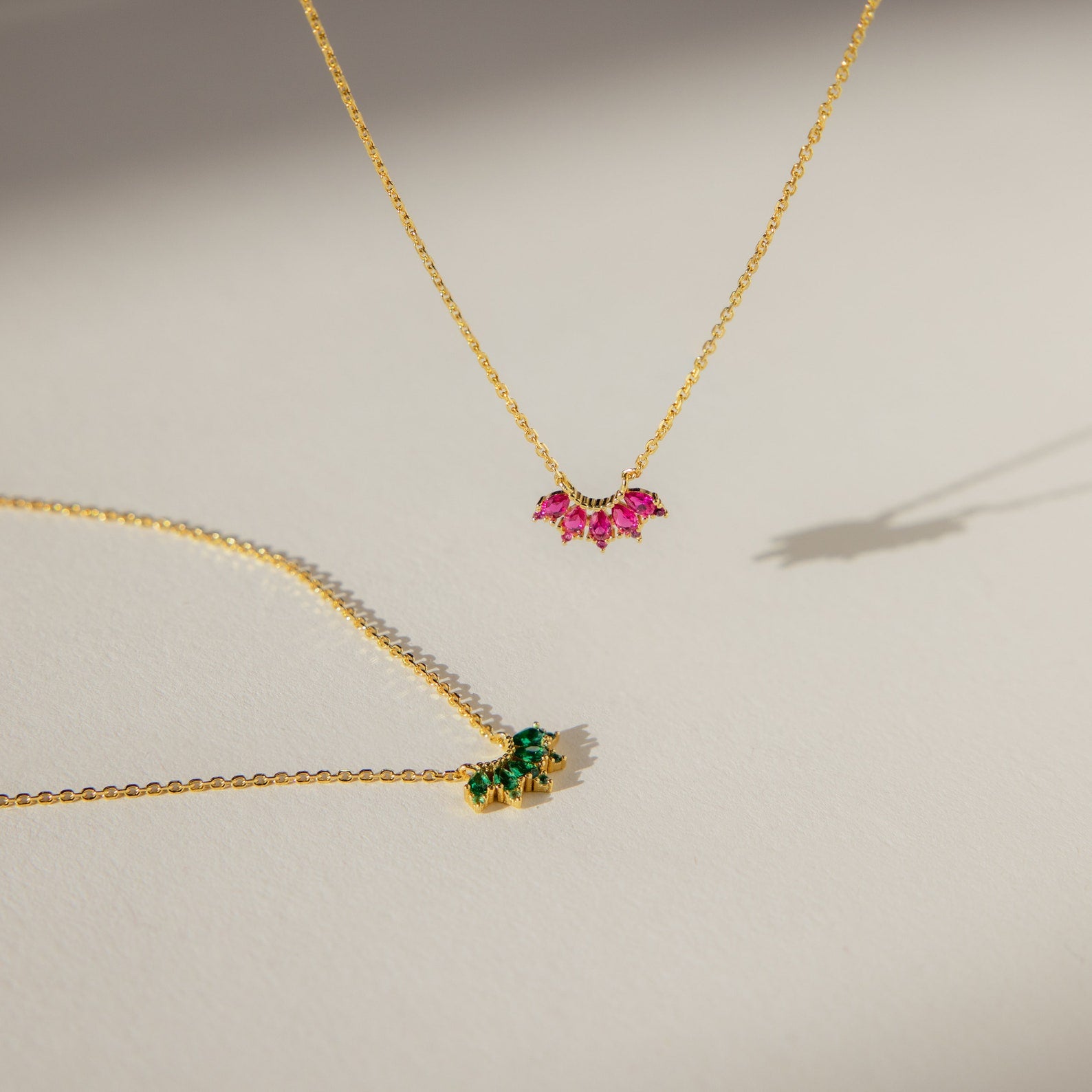 Marquise Birthstone Necklace