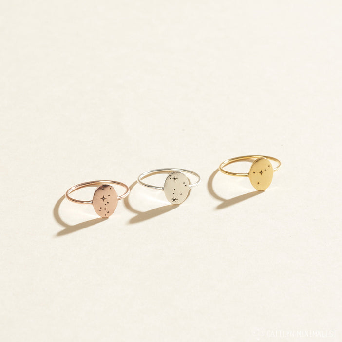 Constellation Oval Ring